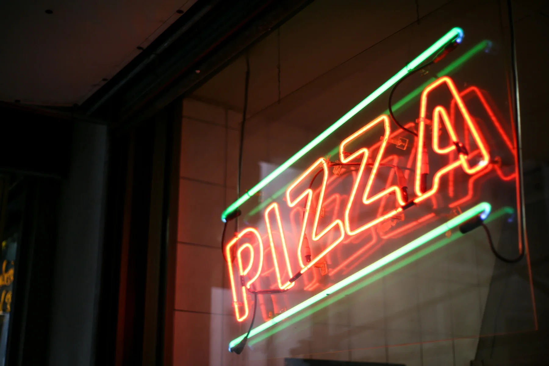 Φωτεινή επιγραφή pizza